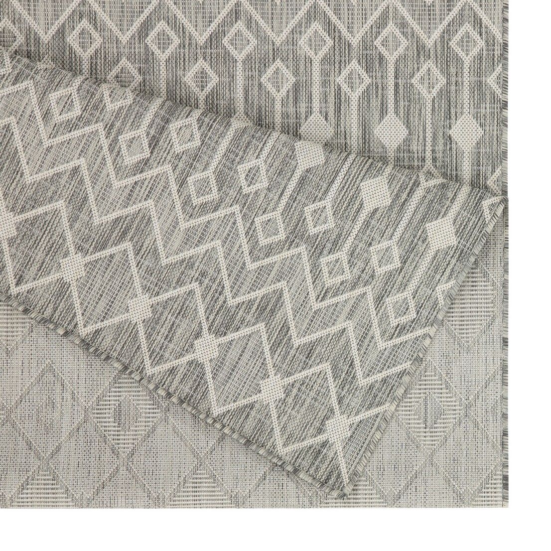 Sunshine Silver Indoor And Outdoor Area Rug