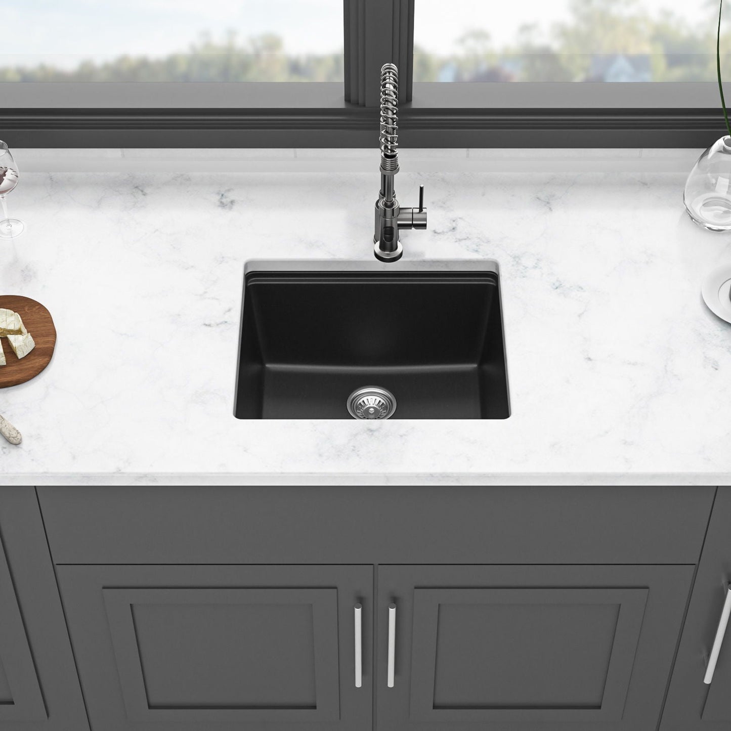 Undermount Quartz Composite Kitchen Sink