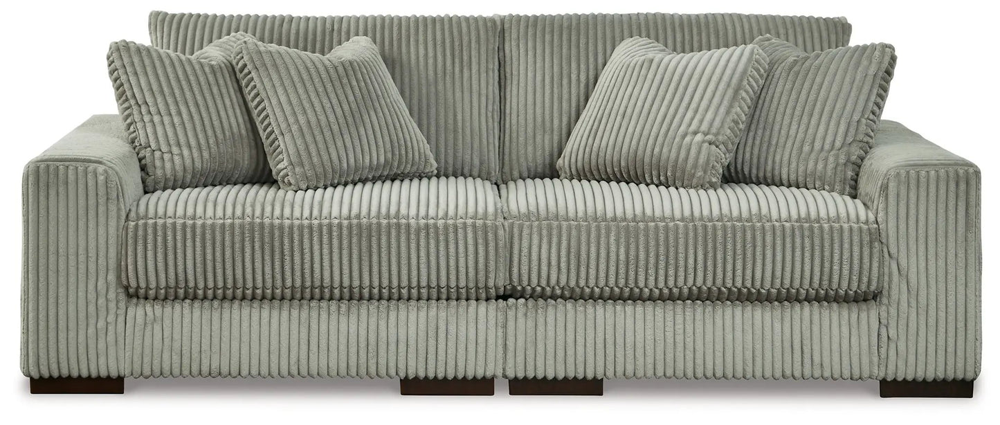 Lindyn Sectional Sofa with Cord Upholstery