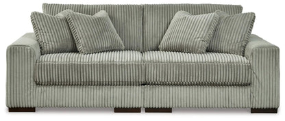 Lindyn Sectional Sofa with Cord Upholstery