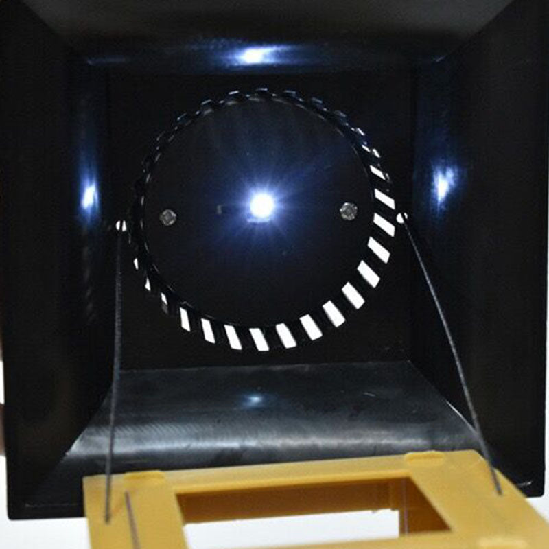 Hook type solar lamp bird feeder black circular LED ring by Sell My Stuff on Tampa Home & Garden Store