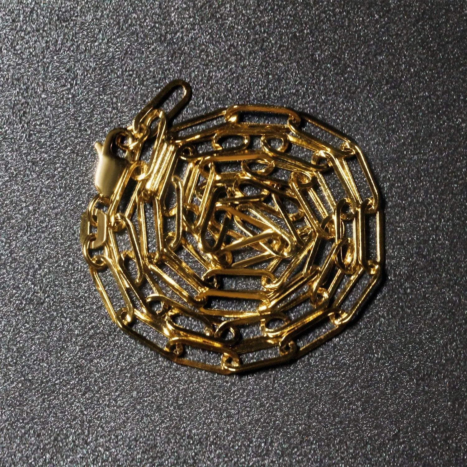 14K Yellow Gold Wide Paperclip Chain Necklace 3.3mm, brand Bids.com on Tampa Home & Garden Store