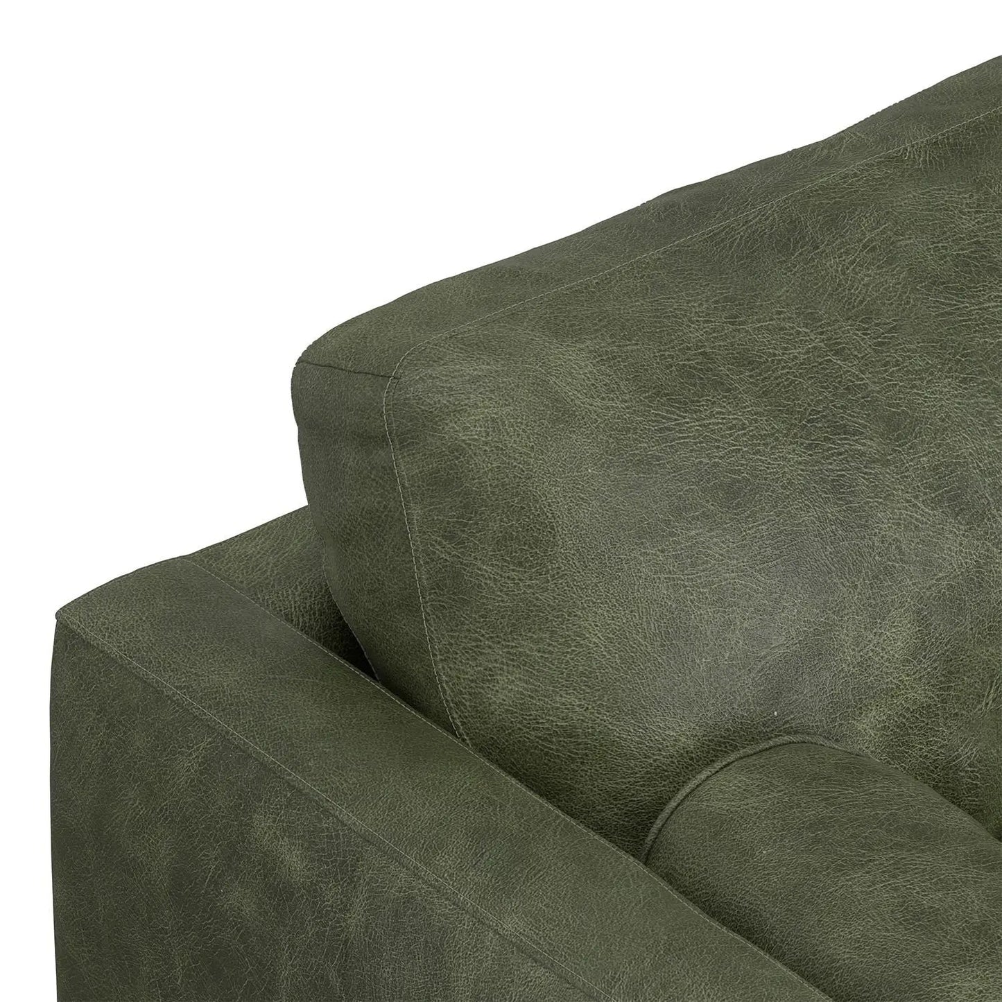 Morrison Sofa and Ottoman Set in Leather