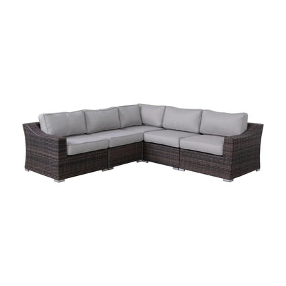 Fully Assembled Rattan Wicker Outdoor Sectional