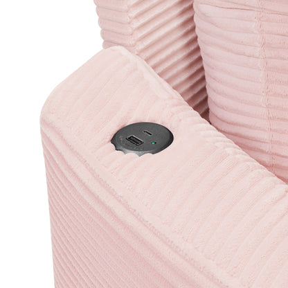 Oversized Double Chaise Sofa With USB Ports