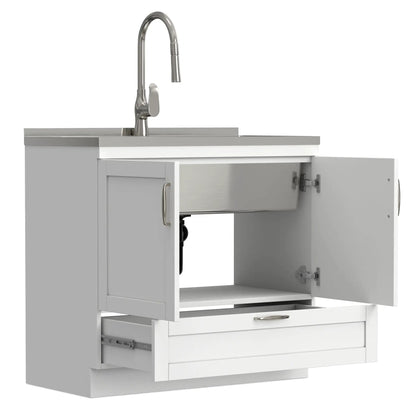 Reed Deluxe Laundry Cabinet with Pull-Out Faucet