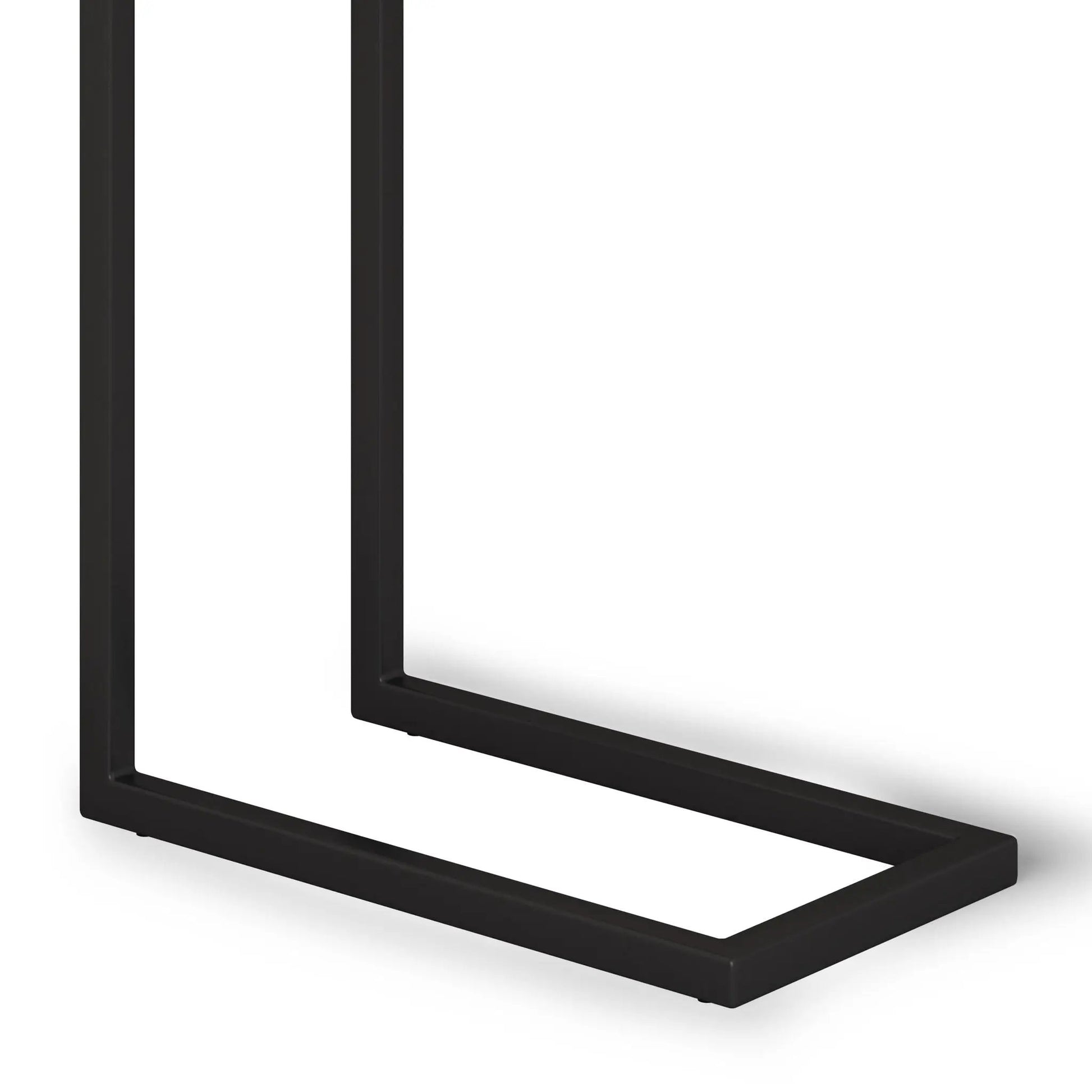 Skyler C Side Handcrafted Table frame in black metal by Unique Piece Furniture on Tampa Home & Garden Store