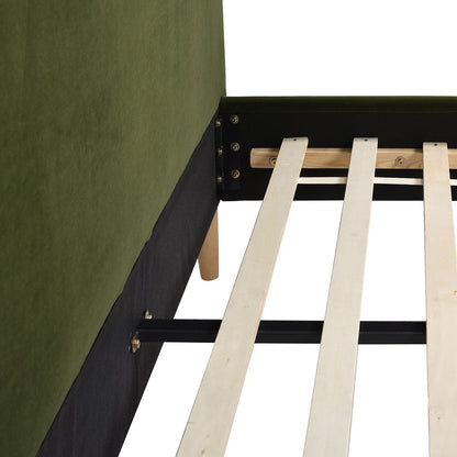 Stockholm Wavy Headboard and Platform Bed