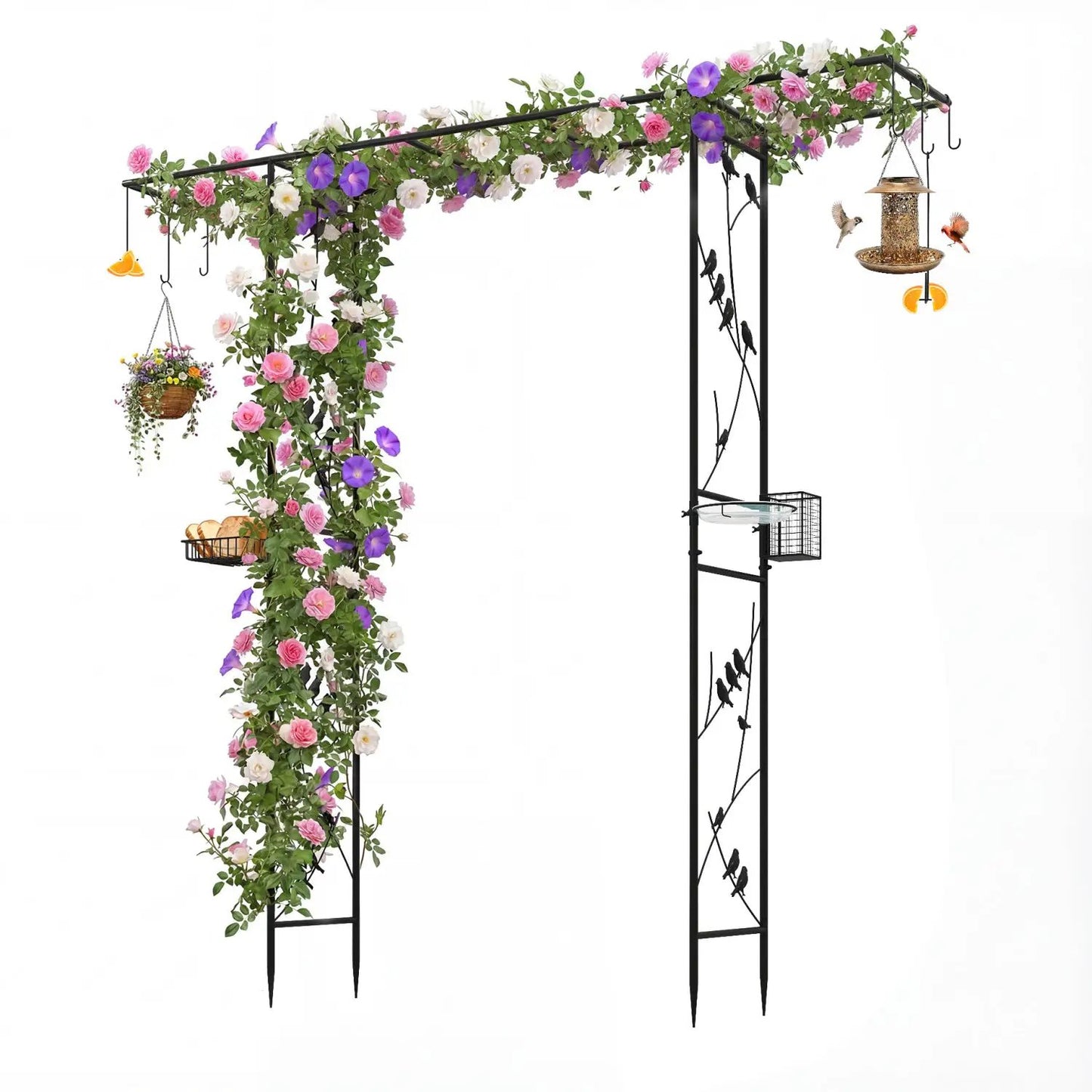 Garden Arbor Bird Feeding Station 84 Inch