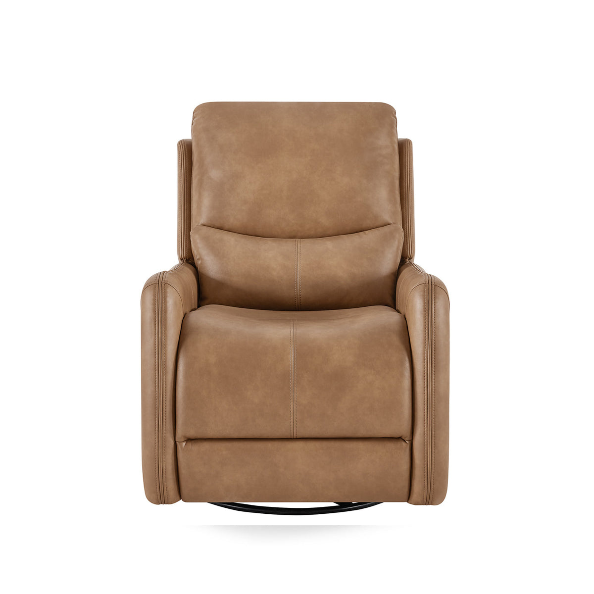 Dublin 30in Swivel Power Recliner Arm Chair Saddle in tan leather by HouseOfZazla on Tampa Home & Garden Store