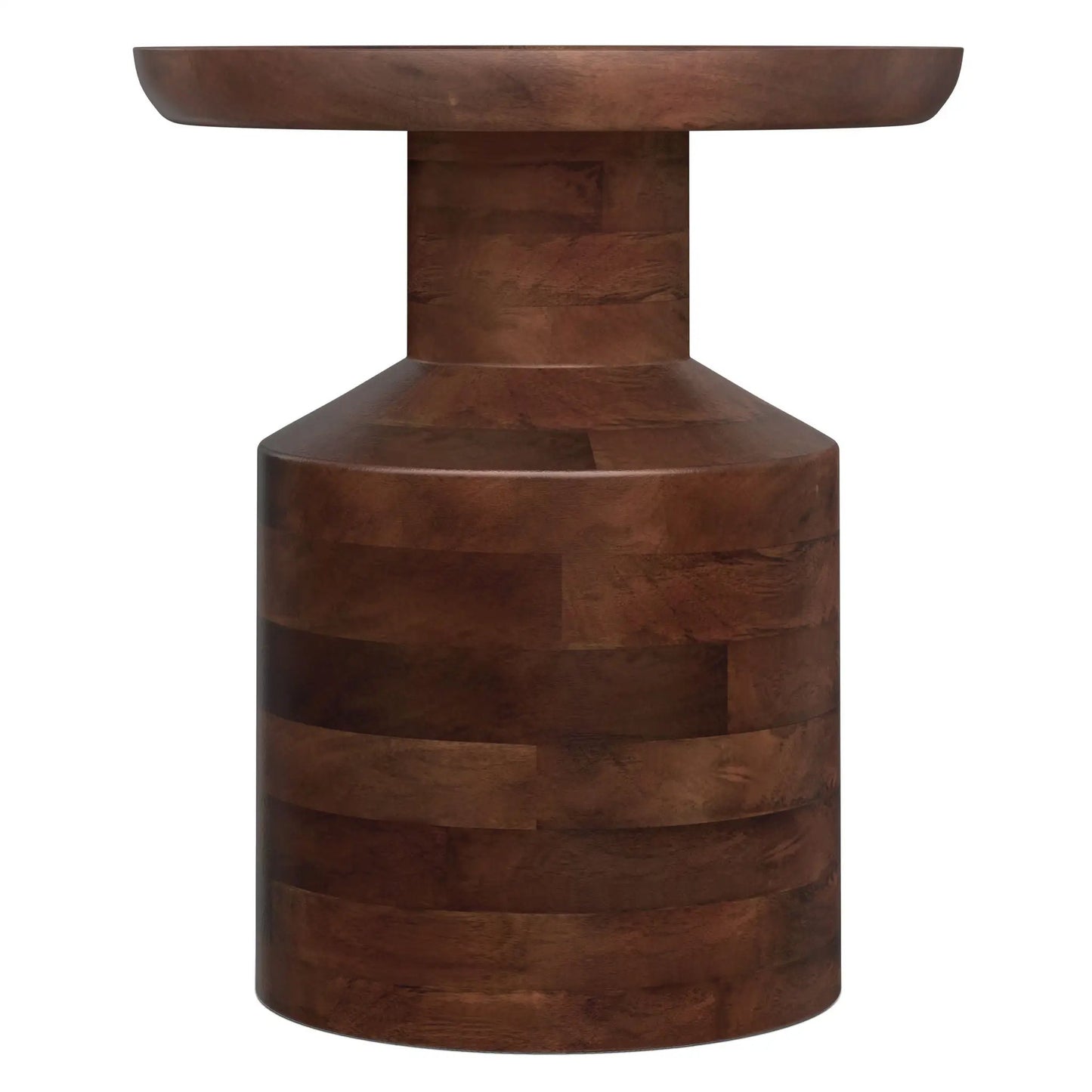 Haynes Handcrafted Wooden Accent Side Table