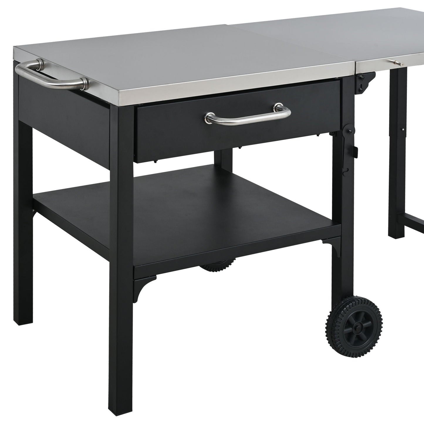 Large Foldable Outdoor Kitchen Cart And Storage