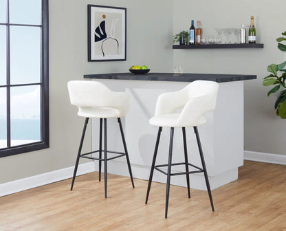 Margarite Contemporary Barstool Set of 2