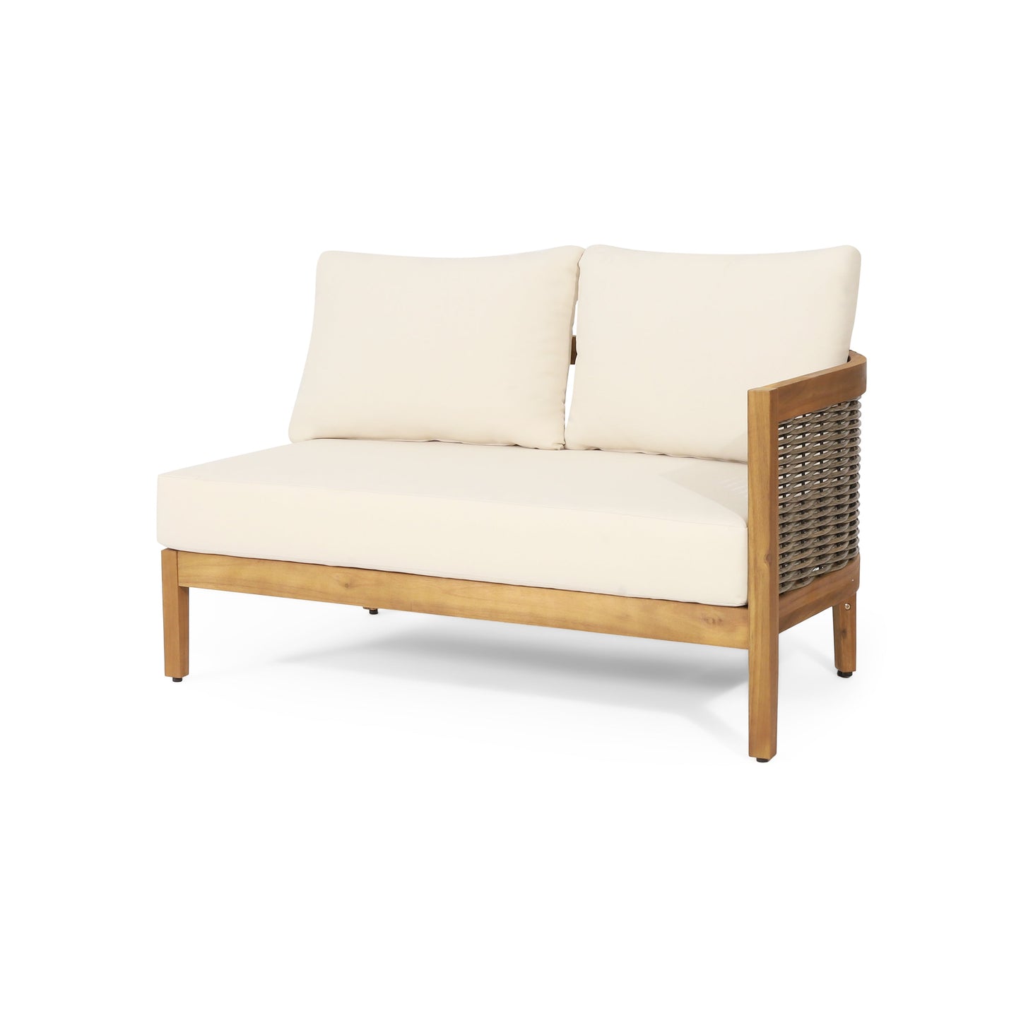 Acacia Wood Five Seater Outdoor Patio Sofa Set