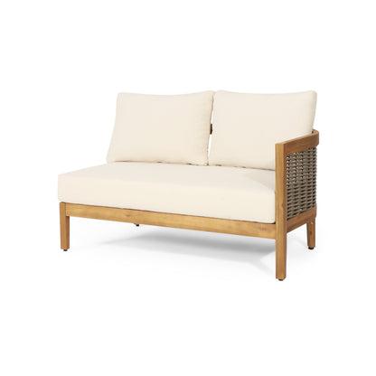 Acacia Wood Five Seater Outdoor Patio Sofa Set