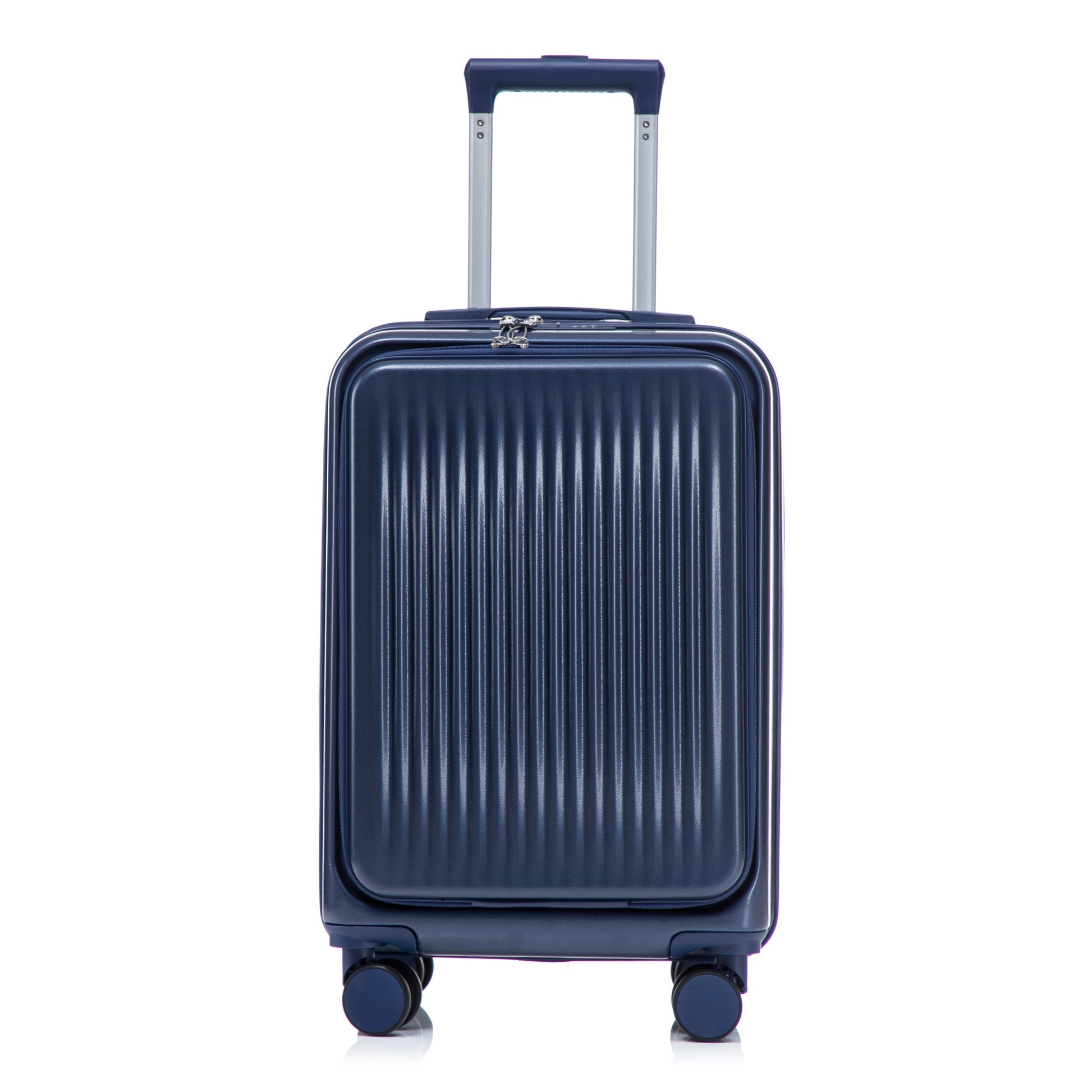 Luggage set 2-piece 14'/20' ABS spinner navy blue hard-shell by HouseOfZazla on Tampa Home & Garden Store