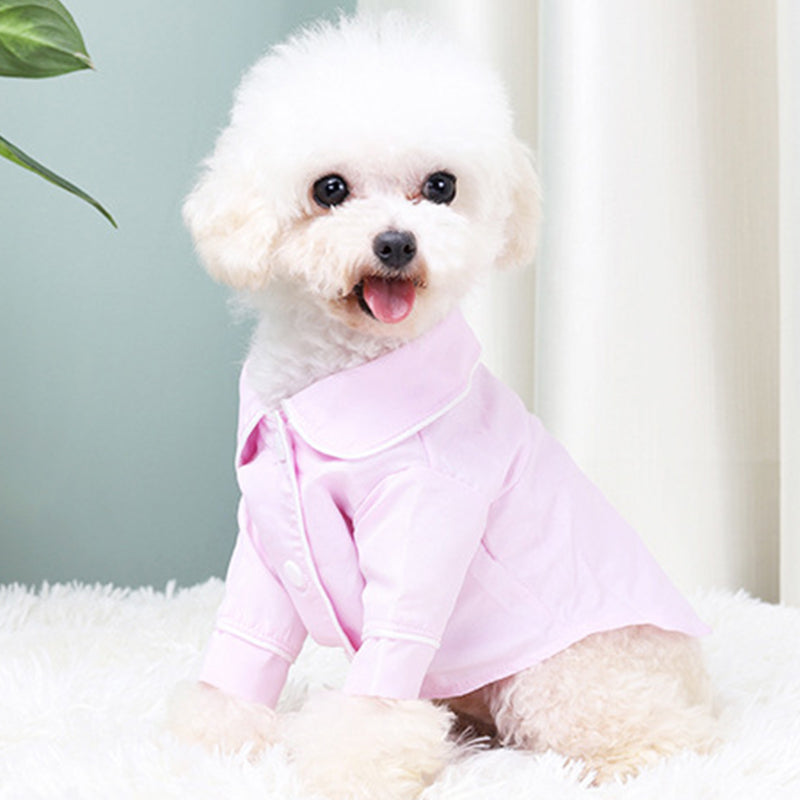 French small incense style fighting pet clothes dog pajamas pink shirt for tiny dogs on Tampa Home & Garden Store