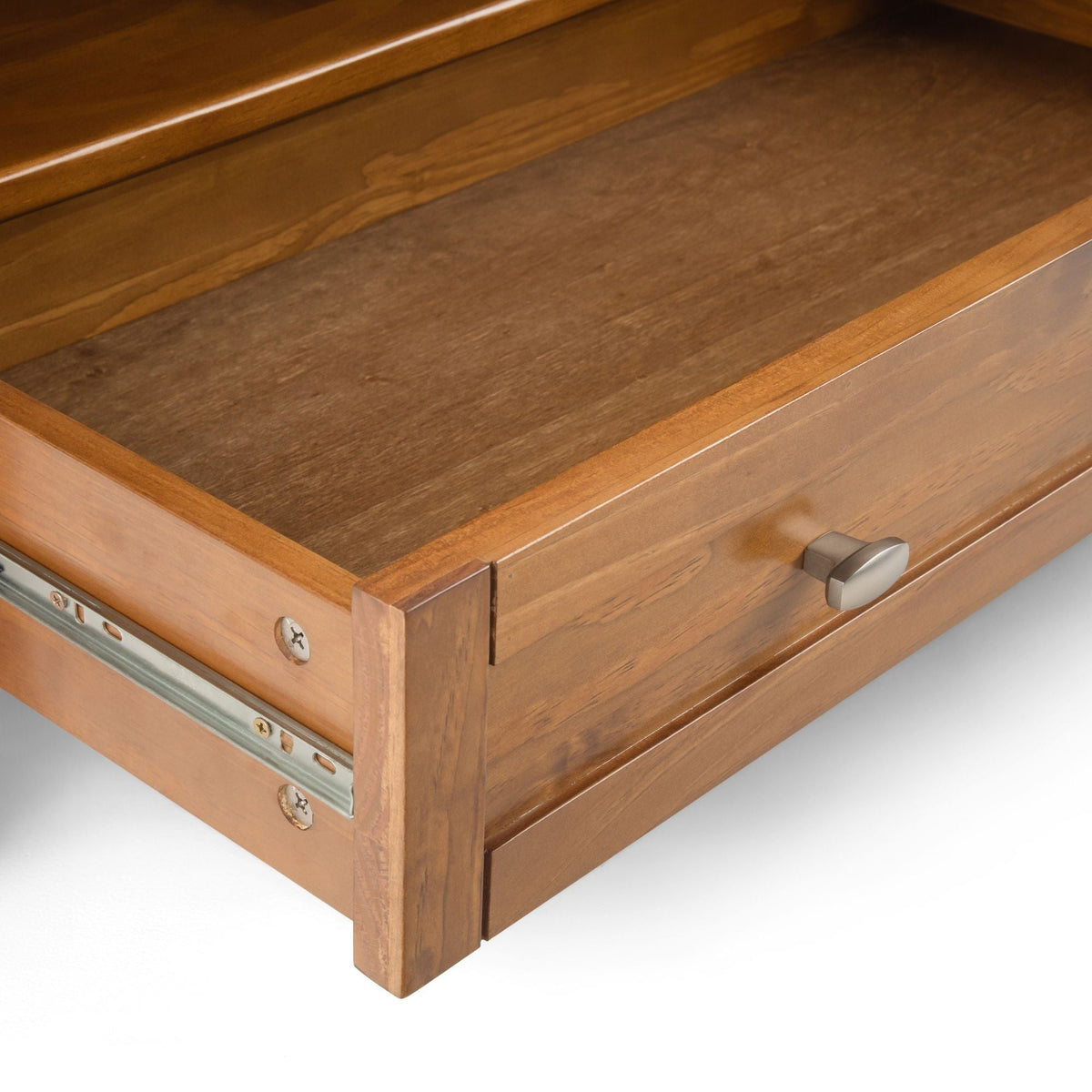 Warm Shaker Coffee Table with Drawer and Shelf by HouseOfZazla wood hardware on Tampa Home & Garden Store