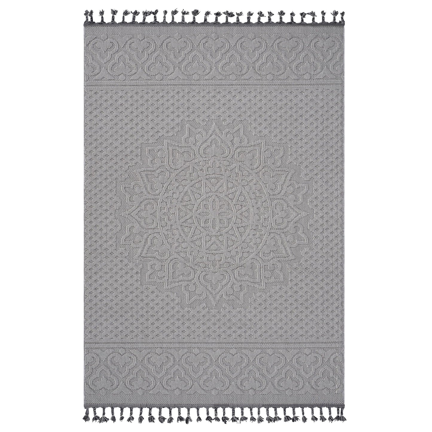 Guros Medallion Indoor and Outdoor Area Rug