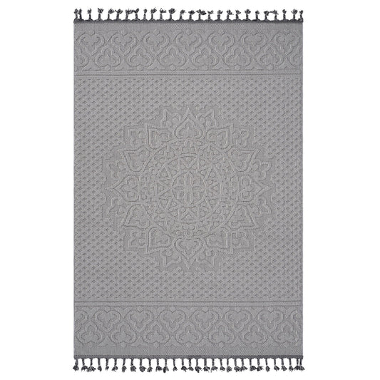 Guros Medallion Indoor and Outdoor Area Rug