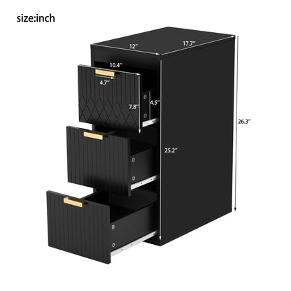 Modern Wall Mounted Floating Cabinet with Drawers