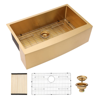 Farmhouse Apron Front Stainless Steel Sink