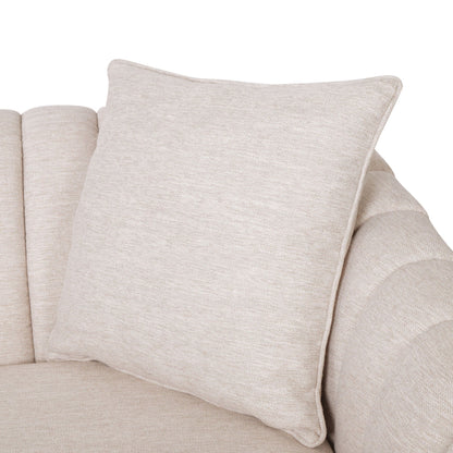Contemporary Three Seater Sofa with Button Stitch