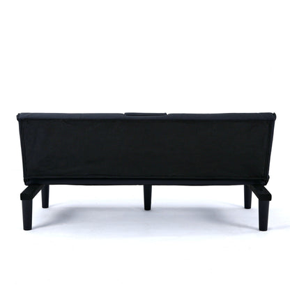 Compact Foldable Sofa Bed and Cup Holder