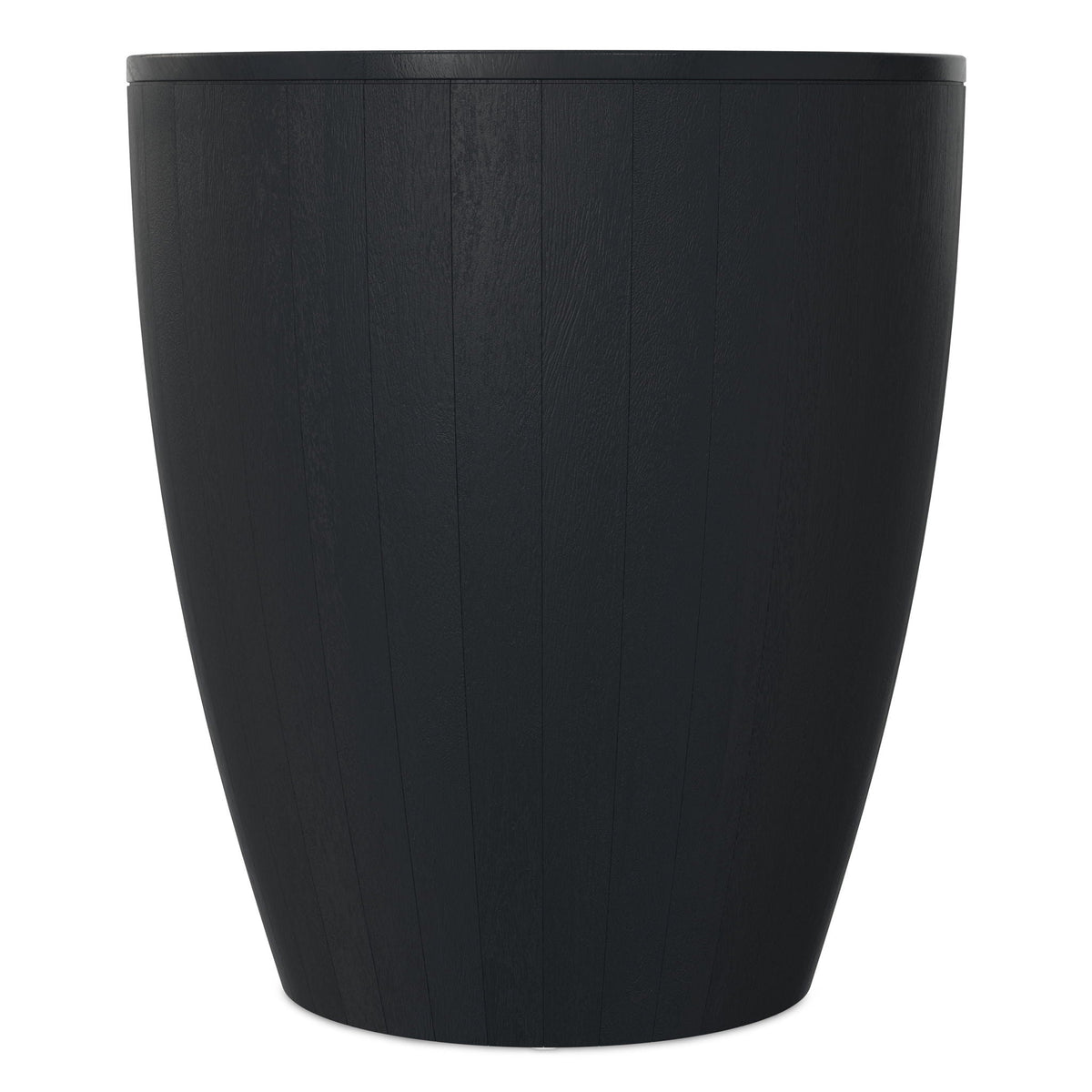Solid mango wood drum silhouette side table in black by HouseOfZazla on Tampa Home & Garden Store