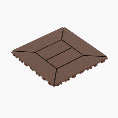 Indoor And Outdoor Interlocking Decking Tiles