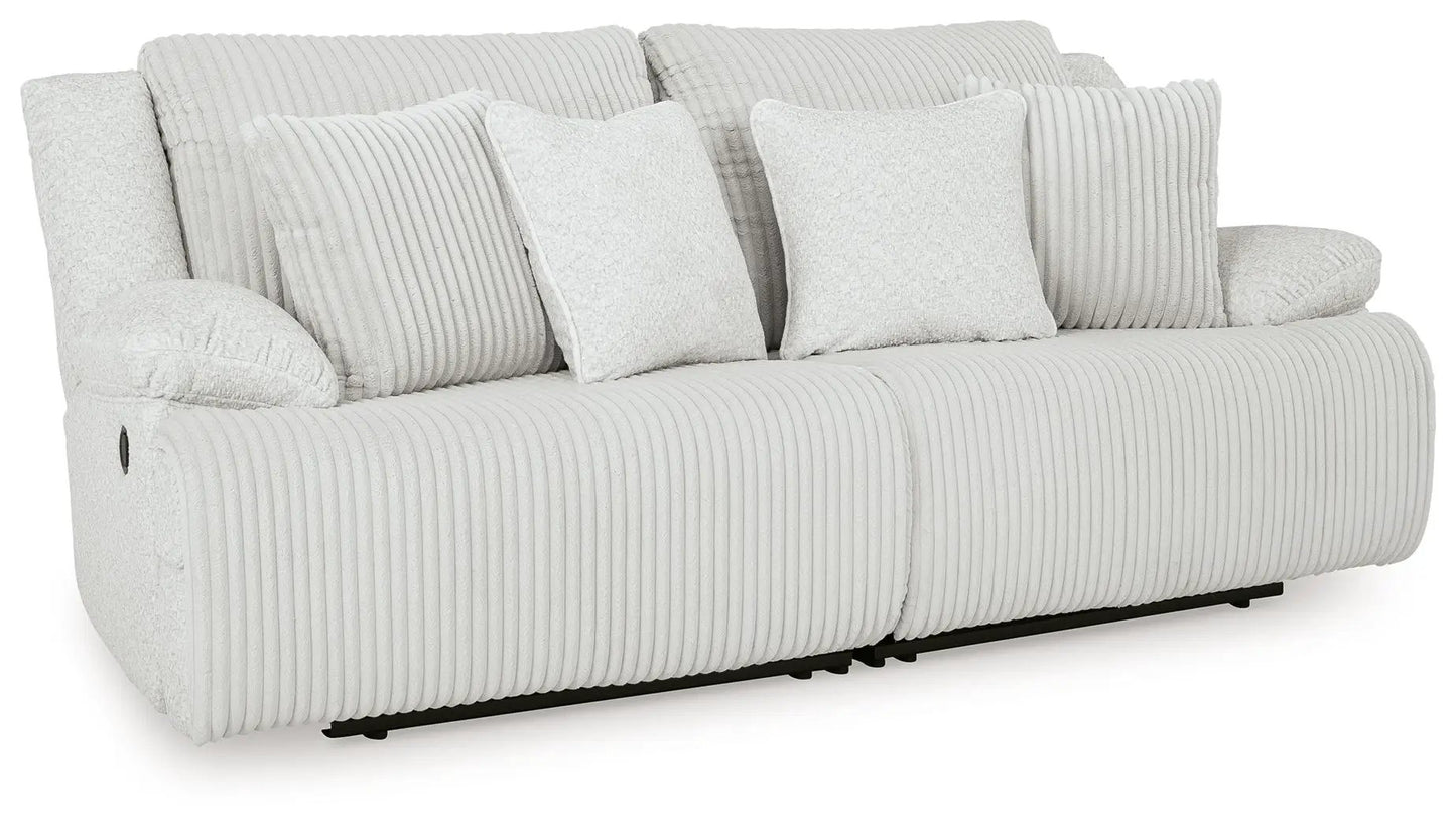 Top Tier Corduroy Reclining Sectional with Chaise