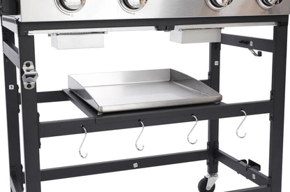 Two Burner Gas and Plancha Combo Grill Set