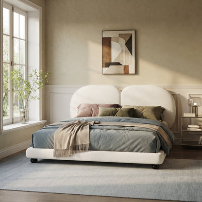Extra Thick and Premium Upholstered Bed Frame