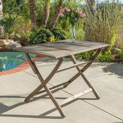 Blissique Outdoor Foldable Wood Dining Table