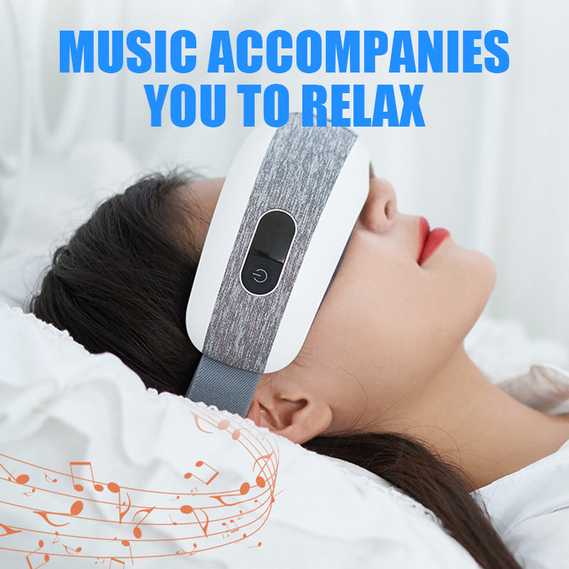 Charging Bluetooth Music Massager Hot Pack Eye Massager Electric  Anti-wrinkle Fatigue Breathable Cloth Massager Healthy Care - Tampa Home & Garden Store