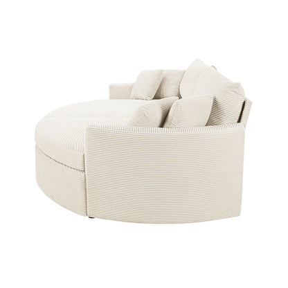 Oversized Double Chaise Sofa With USB Ports