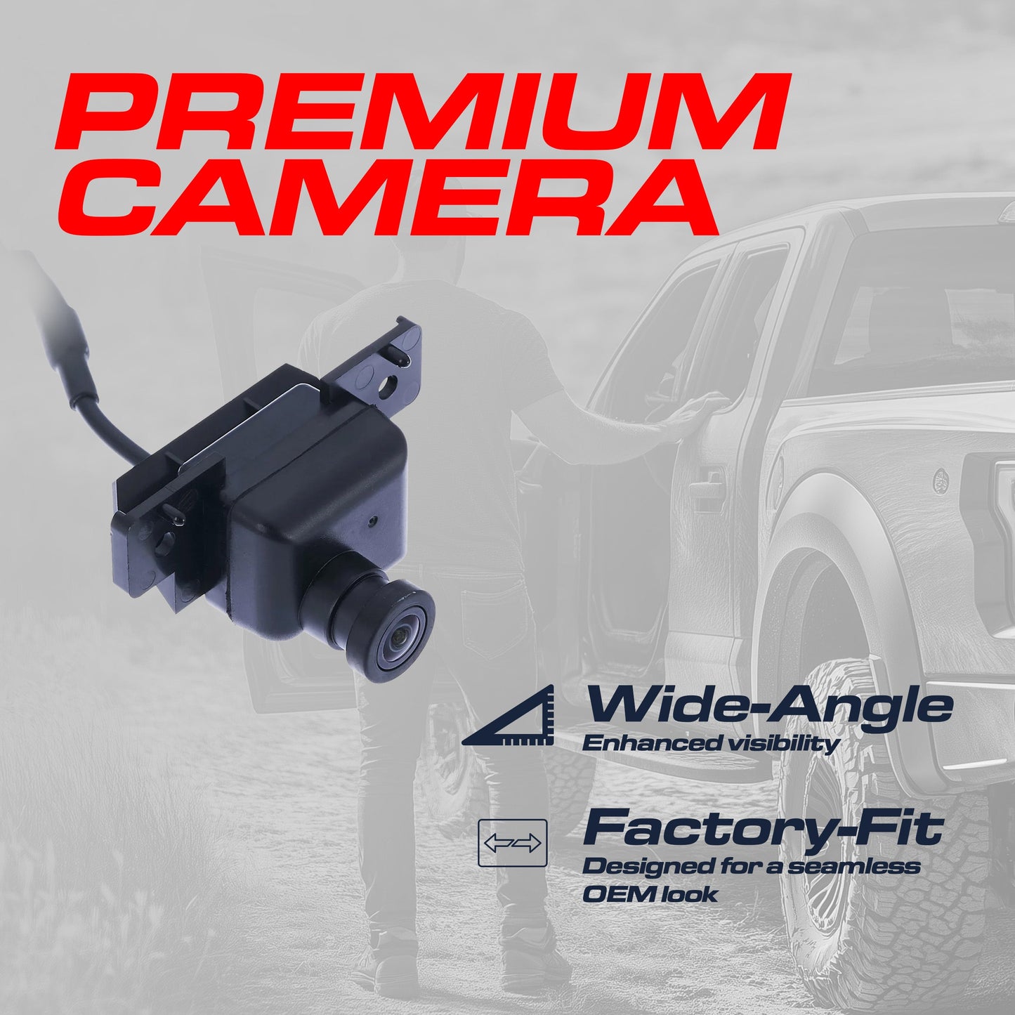 Backup camera for Ford Fusion, Lincoln MKZ, Mercury Milan, OEM replacement, black housing on Tampa Home & Garden Store
