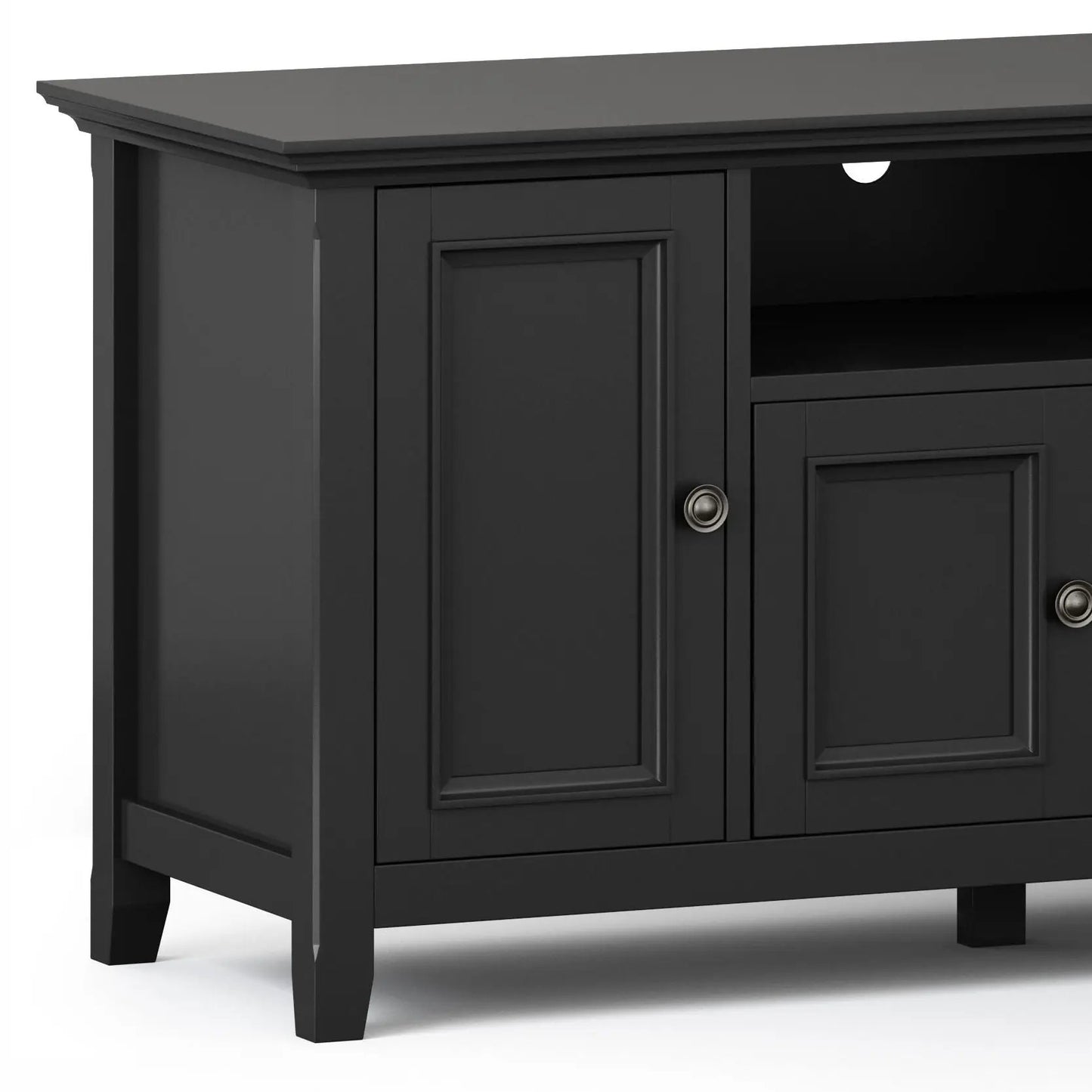 Amherst Wide TV Media Stand with Solid Wood