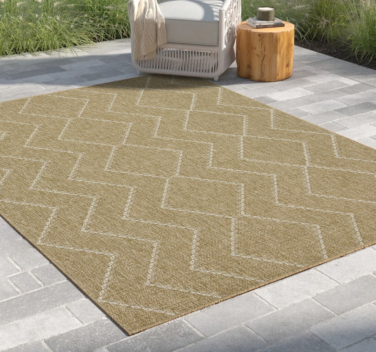 Premium Earth Indoor and Outdoor Area Rug
