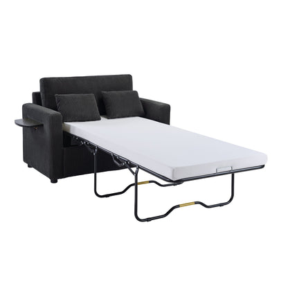 Foldable Sleeper Sofa with USB Ports and Storage