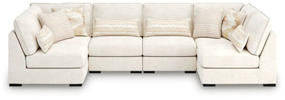 Donelson Creek Sectional stationary beige fabric by Unique Piece Furniture on Tampa Home & Garden Store