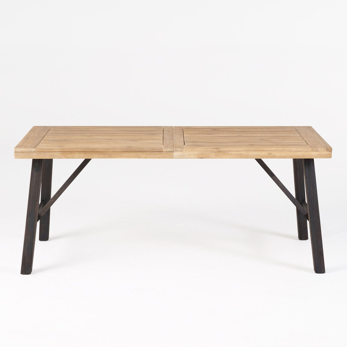 Outdoor Dining Set with Two Benches and a Table