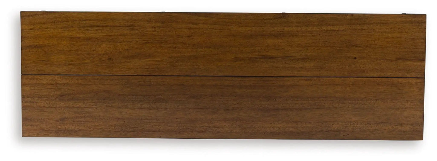 Sturlayne flip top sofa table brown wood finish by Unique Piece Furniture on Tampa Home & Garden Store