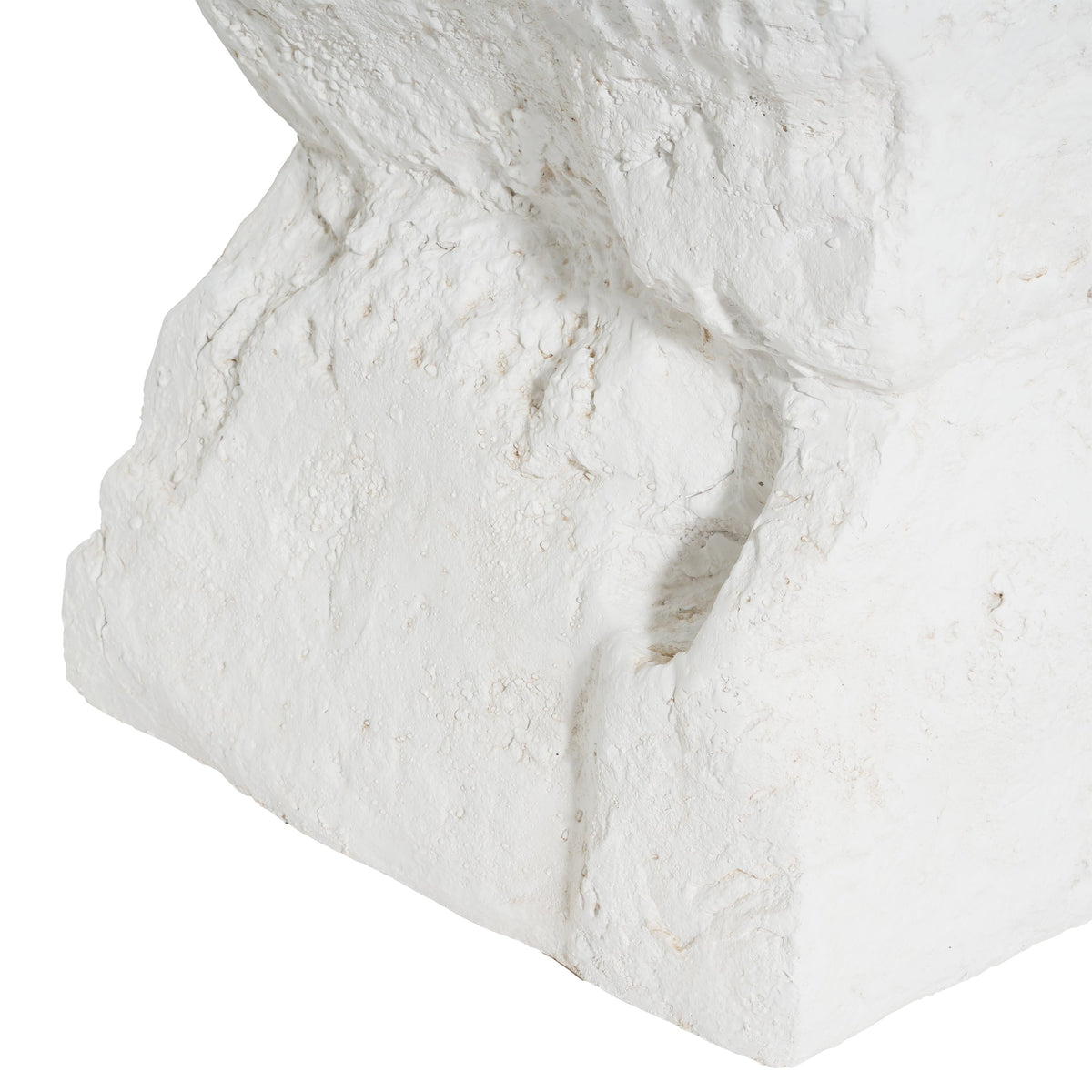 Cleo Outdoor Minimalist MGO Side Table HouseOfZazla on white rock texture background on Tampa Home & Garden Store
