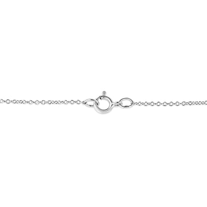 Sterling silver sunburst pendant necklace with milgrain and diamond accents on 18in chain on Tampa Home & Garden Store