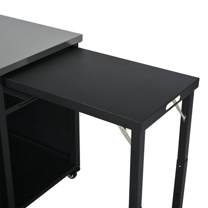 Foldable Outdoor Grill Cart and Prep Table