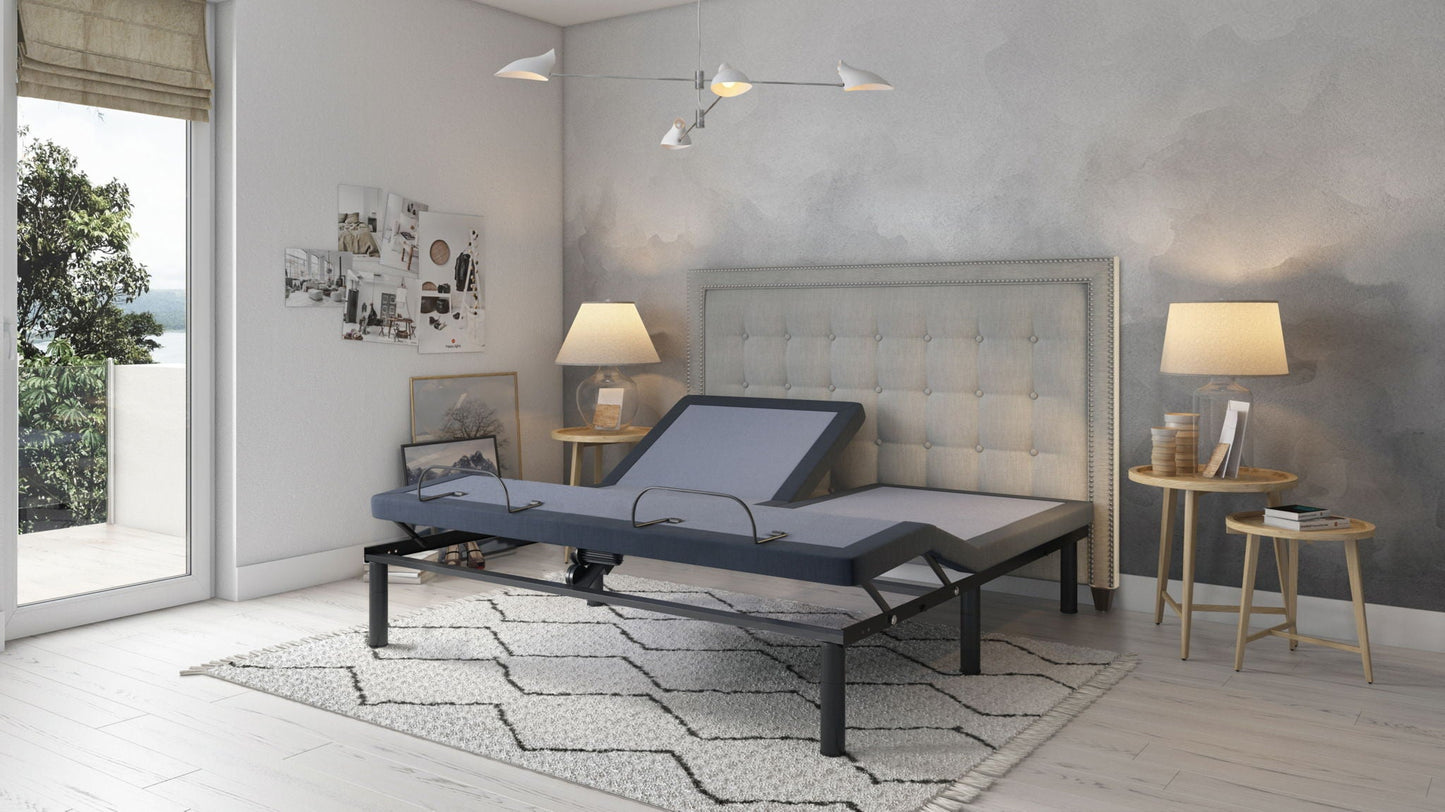 Adjustable Bed Base With Head and Foot Memory