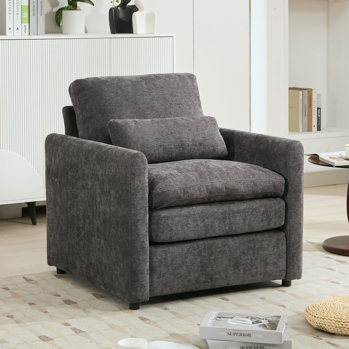 Cozy Upholstered Sofa Chair And Living Room Set