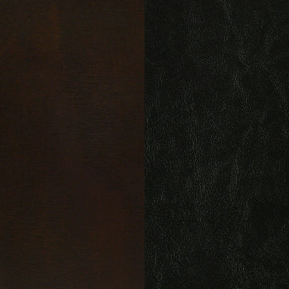 Twin panel bed brown wood finish swatch beside black textured finish swatch HouseOfZazla on Tampa Home & Garden Store