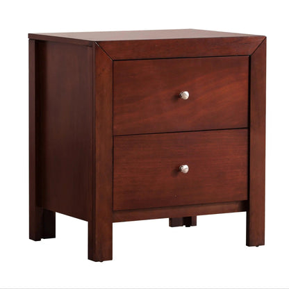 Charming Nightstand with Drawers, Modern Wood